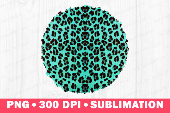 Download Turquoise Leopard Png Background Splash - Premium Resources